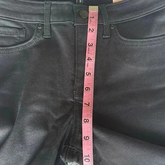 NYDJ Curves 360 Slim Straight Leg Ankle Jeans in Black Size 2P NWT - Picture 7 of 9